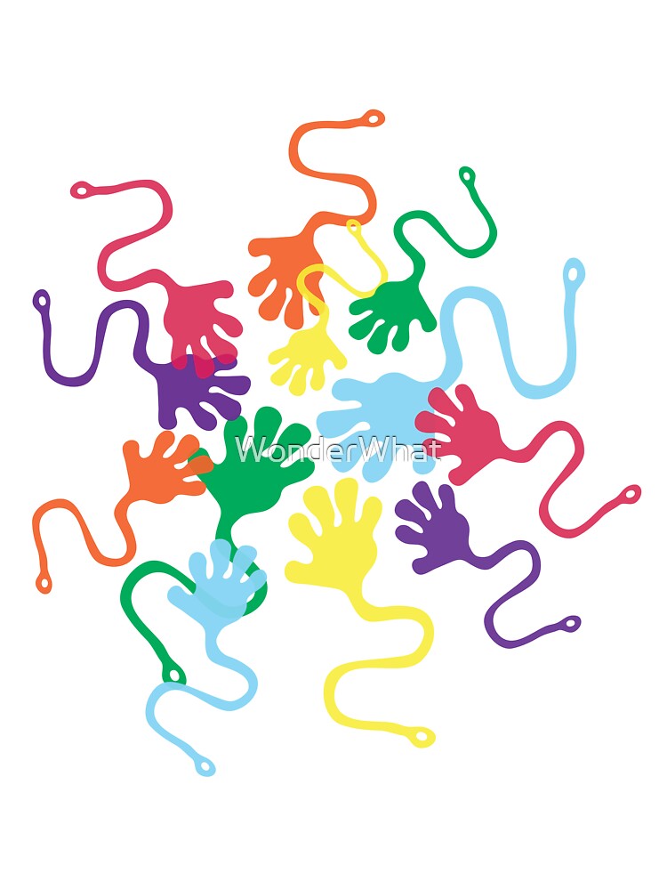 Colorful Sticky Hands Kids T-Shirt for Sale by WonderWhat