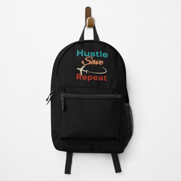 Item preview, Hustle Save Travel Repeat - Hustle Fly Repeat designed and sold by LadyHustle.