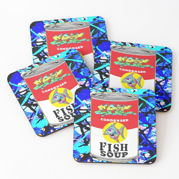Item preview, sopa de phishing de pescado pop art 77 designed and sold by LowEndGraphics.