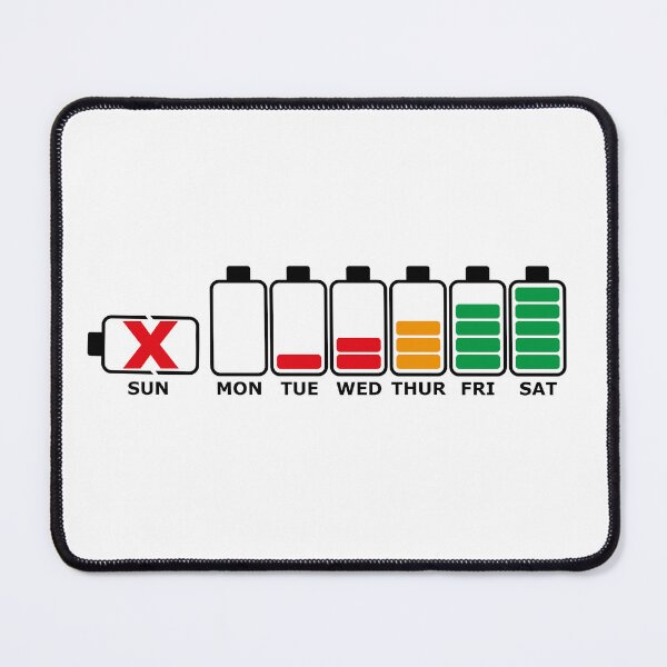 Item preview, 7 days, 7 batteries Weekend power designed and sold by AdelloDeAmo.