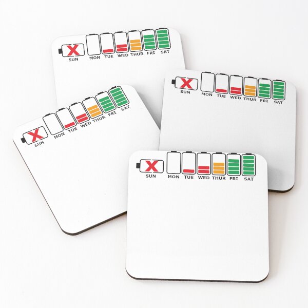 Item preview, 7 days, 7 batteries Weekend power designed and sold by AdelloDeAmo.
