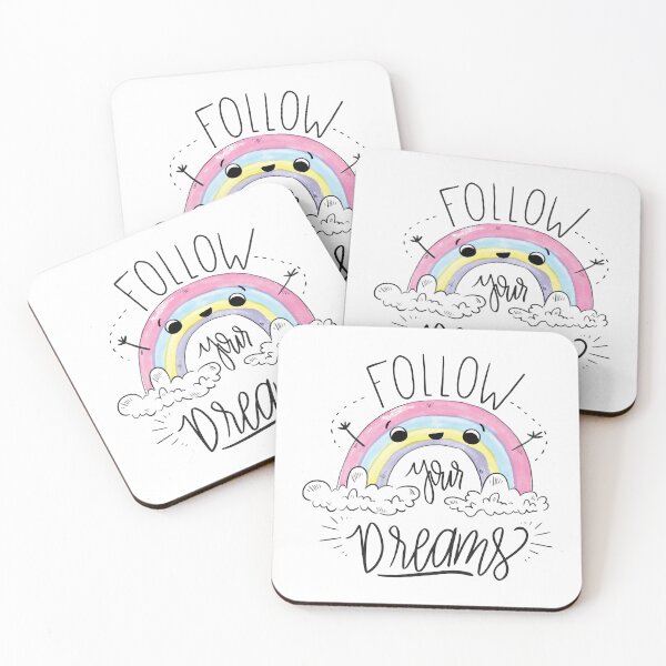 Item preview, Follow Your Dreams Rainbow Quotes designed and sold by Gile-Shop.