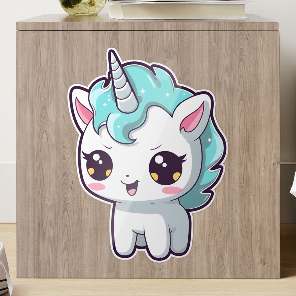 Cute Baby Unicorn Stickers - Kawaii Stickers - Journal Stickers [USA]