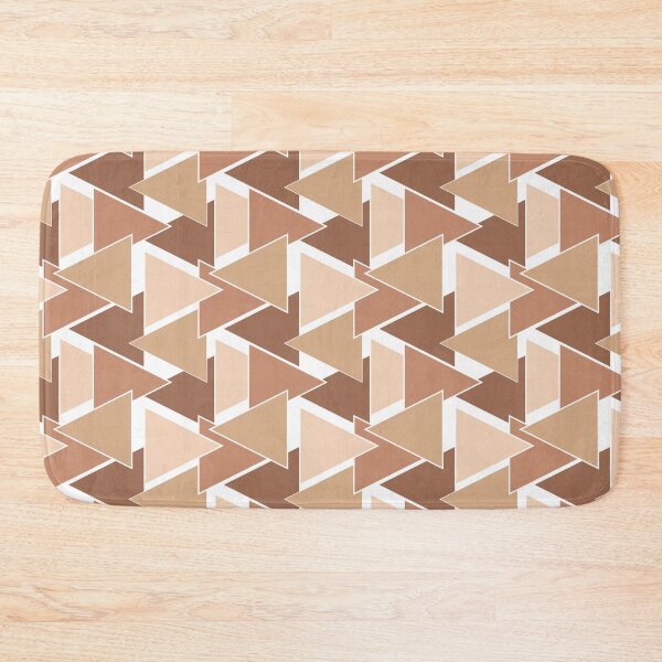 Item preview, Earthy Tones Triangle Modern Seamless Pattern designed and sold by CreativeDraws42.