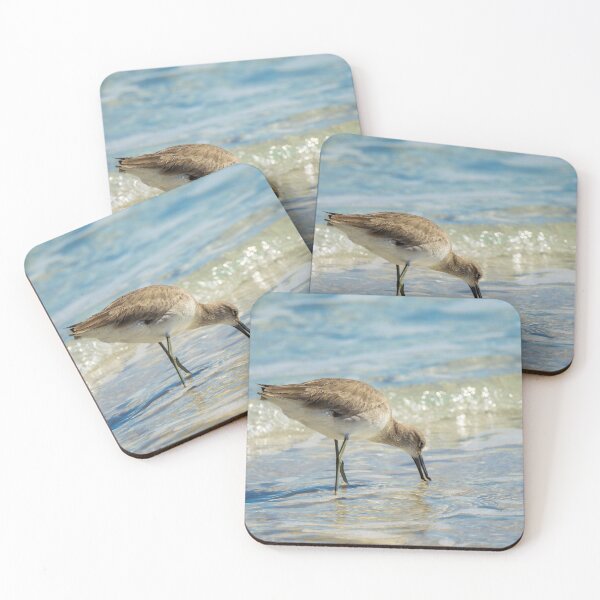 Item preview, Sandpiper Eating in the Water designed and sold by TinyDinoDesigns.