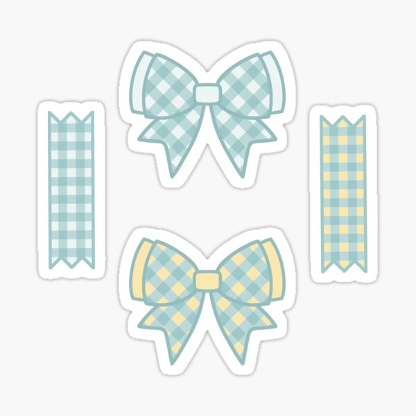 Pale Winter Ribbon Bows Digital Stickers Graphic by sara_sb2000 · Creative  Fabrica