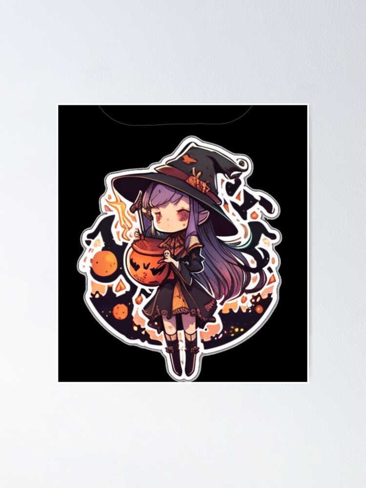 Trick or treat?, witch, candy, sweets, orange, halloween, toy, manga, bear,  lady g, HD wallpaper | Peakpx