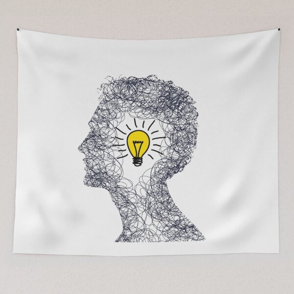 Item preview, Artistic Brain - Bulb Idea designed and sold by Gile-Shop.