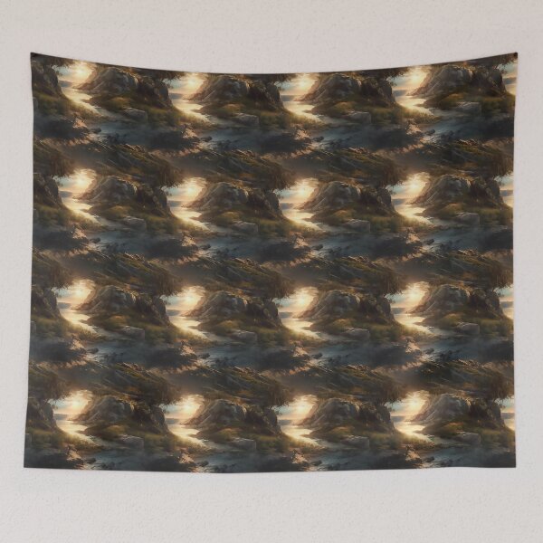 Item preview, mountains and water designed and sold by Richard-Y.