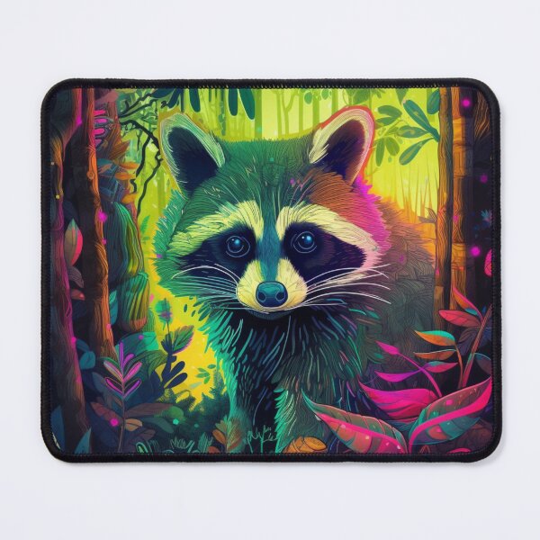 Item preview, "Raccoon Magic: A Playful Peek into the Wild" designed and sold by Mykhailov.