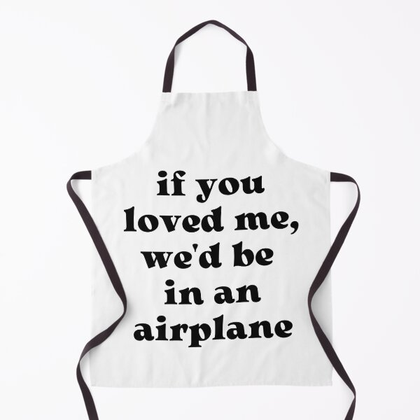 Item preview, Funny Travel Saying "If You Loved Me, We'd be in an Airplane" Minimalist Print designed and sold by CityVine.