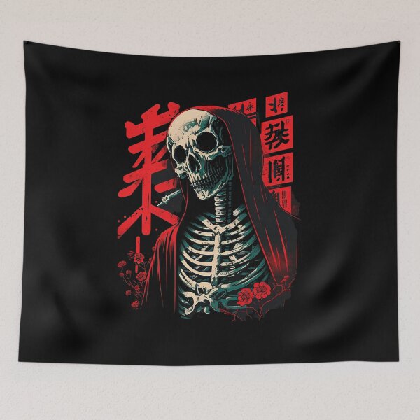 Item preview, The Grim Robe A Skeleton's Stylish Attire designed and sold by PlayfulPrint.