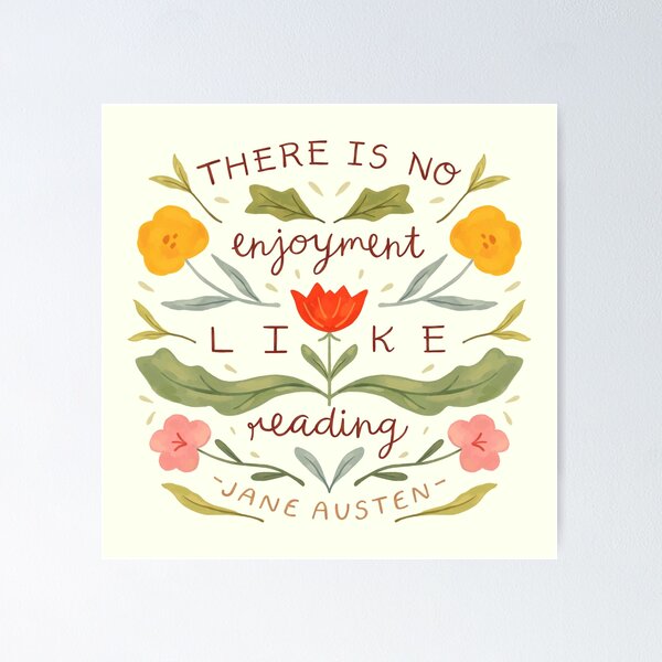 Aperçu de l'œuvre "Comme lire" - Jane Austen créée et vendue par ohjessmarie.