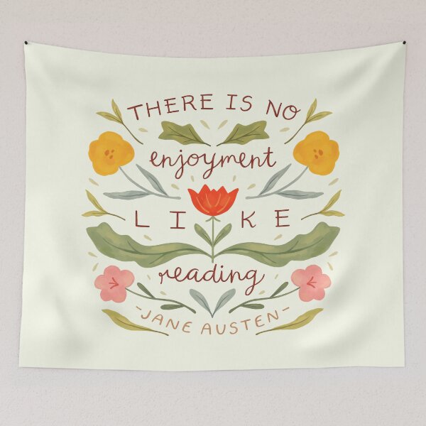 Item preview, 'Like Reading' - Jane Austen designed and sold by ohjessmarie.