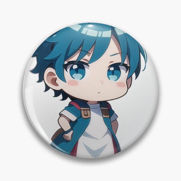 Item preview, A Beautiful Cute Chibi Boy Sticker Very Kawaii Sticker designed and sold by HikariAtelier.