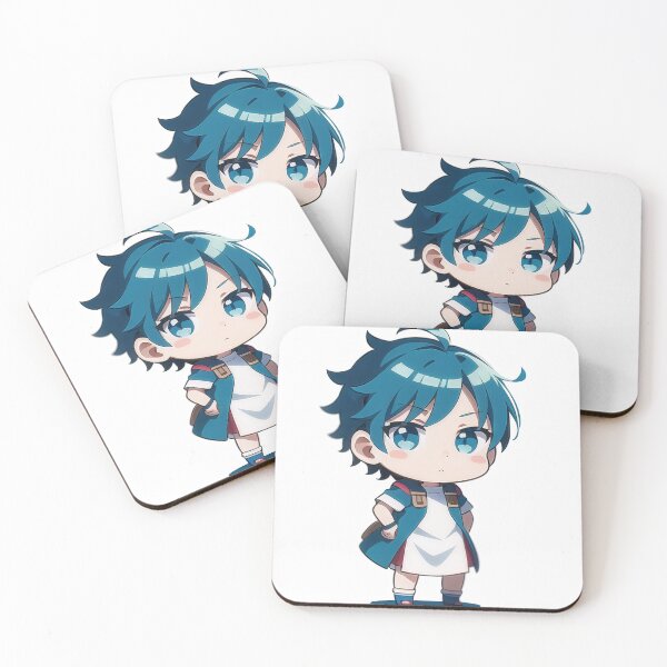 Item preview, A Beautiful Cute Chibi Boy Sticker Very Kawaii Sticker designed and sold by HikariAtelier.