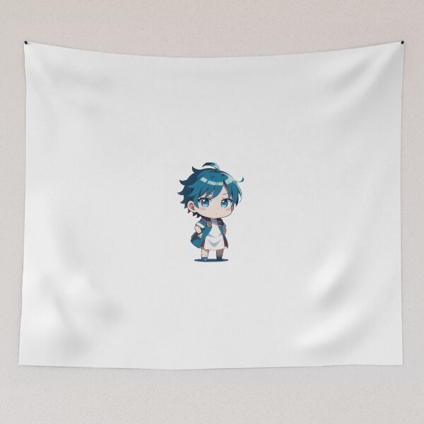 Item preview, A Beautiful Cute Chibi Boy Sticker Very Kawaii Sticker designed and sold by HikariAtelier.