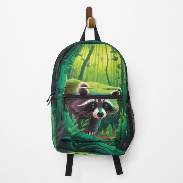Item preview, "Raccoon Magic: A Playful Peek into the Wild" designed and sold by Mykhailov.