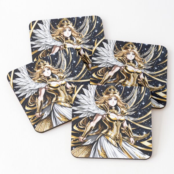 Item preview, Armored golden angel designed and sold by Piggy-Art.