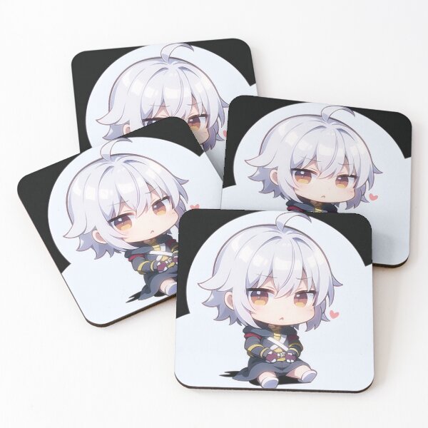 Item preview, A Beautiful Cute Chibi Boy Sticker Very Kawaii Sticker designed and sold by HikariAtelier.