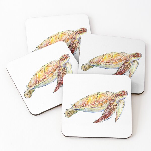 Item preview, Watercolor Sea Turtle by Sunny Krchmar designed and sold by Sunny Creations.