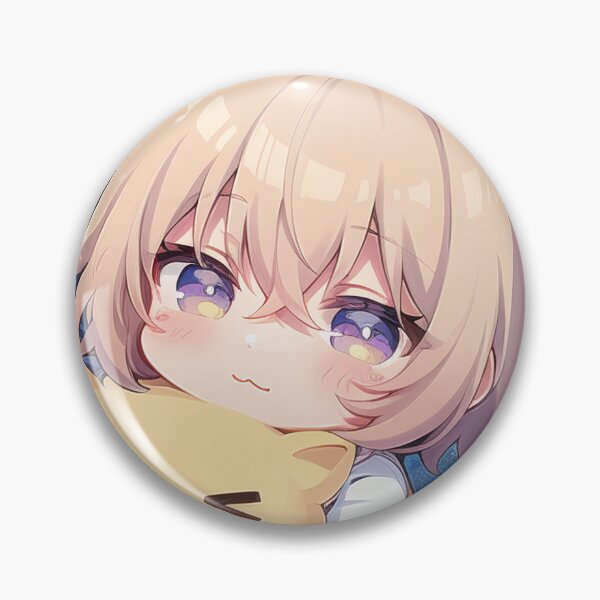Item preview, A Beautiful Cute Chibi Boy With a Plush Sticker Very Kawaii Sticker designed and sold by HikariAtelier.