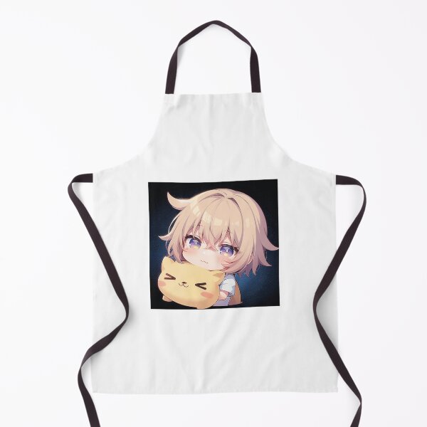 Item preview, A Beautiful Cute Chibi Boy With a Plush Sticker Very Kawaii Sticker designed and sold by HikariAtelier.