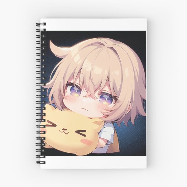 Item preview, A Beautiful Cute Chibi Boy With a Plush Sticker Very Kawaii Sticker designed and sold by HikariAtelier.