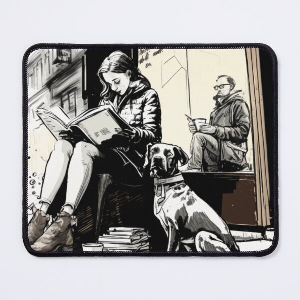 Item preview, BOOKS AND COFFEE AND DOGS AND SOCIAL JUSTICE designed and sold by Trendy Design.