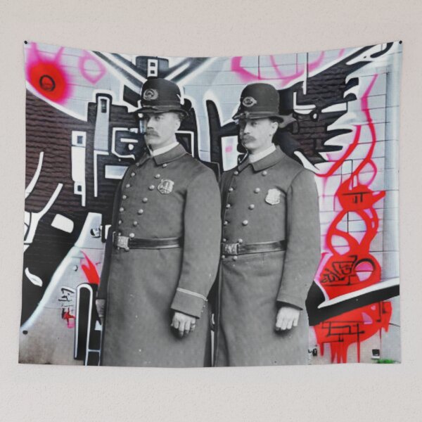 Item preview, Pop Graffiti cops designed and sold by spinolator.