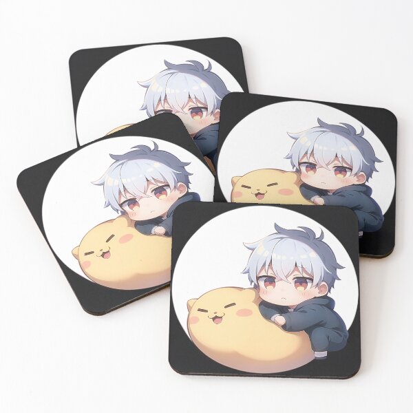 Item preview, A Beautiful Cute Chibi Boy Sticker Very Kawaii Sticker designed and sold by HikariAtelier.