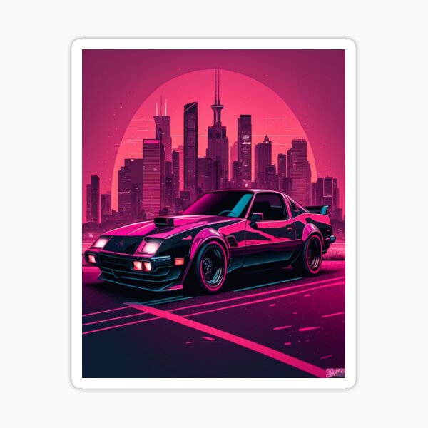 voiture rapide à chicago Sticker