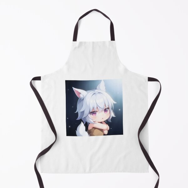 Item preview, A Beautiful Cute Chibi Wolf Boy Sticker Very Kawaii Sticker designed and sold by HikariAtelier.