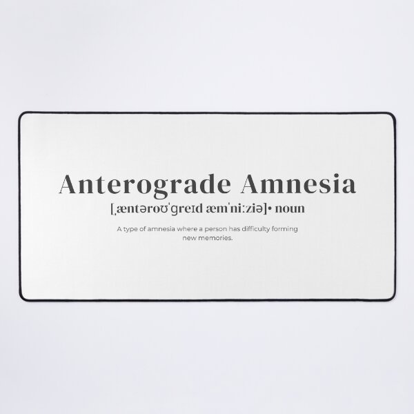 Item preview, Anterograde Amnesia designed and sold by shieldsjohan.
