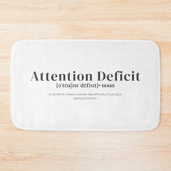 Item preview, Attention Deficit designed and sold by shieldsjohan.