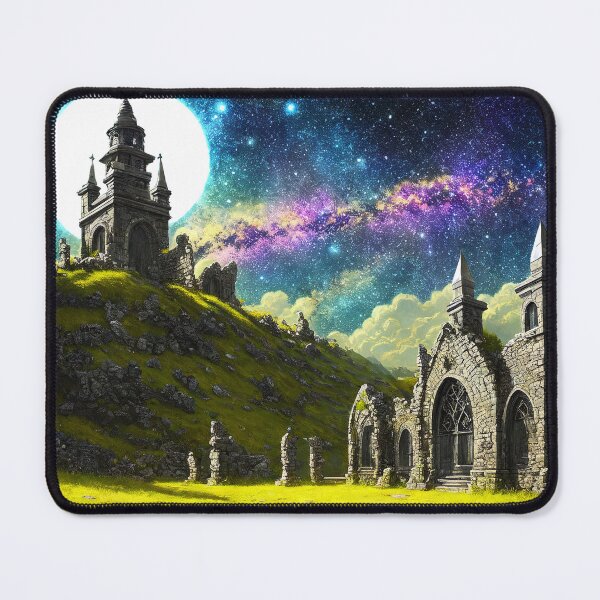 Item preview, Cathedral ruins at night designed and sold by Piggy-Art.