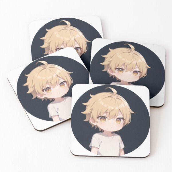 Item preview, A Beautiful Cute Chibi Boy Sticker Very Kawaii Sticker designed and sold by HikariAtelier.