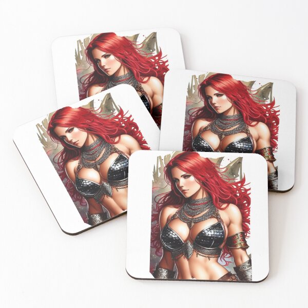 Item preview, Red Sonja Illustration designed and sold by artbybrado.