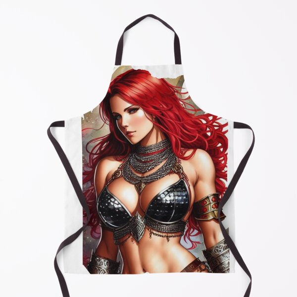 Item preview, Red Sonja Illustration designed and sold by artbybrado.