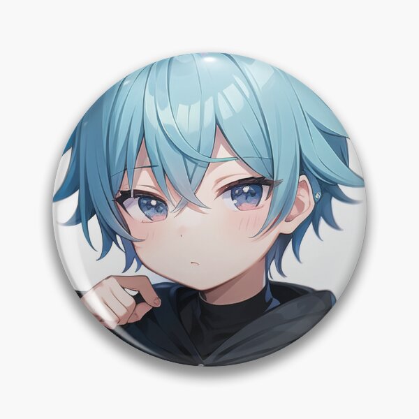 Item preview, A Beautiful Cute Chibi Boy Sticker Very Kawaii Sticker designed and sold by HikariAtelier.