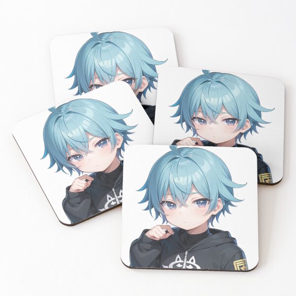 Item preview, A Beautiful Cute Chibi Boy Sticker Very Kawaii Sticker designed and sold by HikariAtelier.
