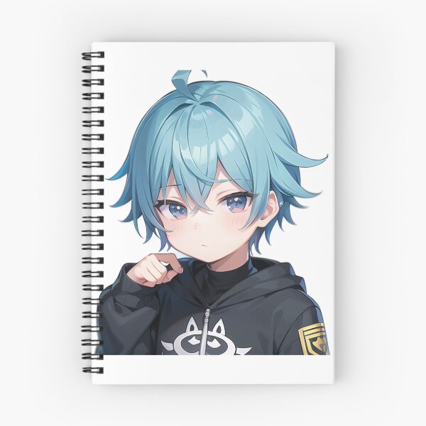 Item preview, A Beautiful Cute Chibi Boy Sticker Very Kawaii Sticker designed and sold by HikariAtelier.