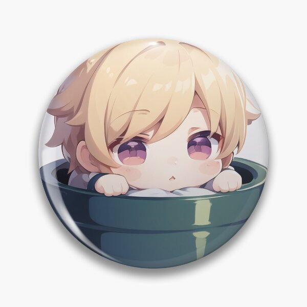 Item preview, A Beautiful Cute Chibi Boy Sticker Very Kawaii Sticker designed and sold by HikariAtelier.