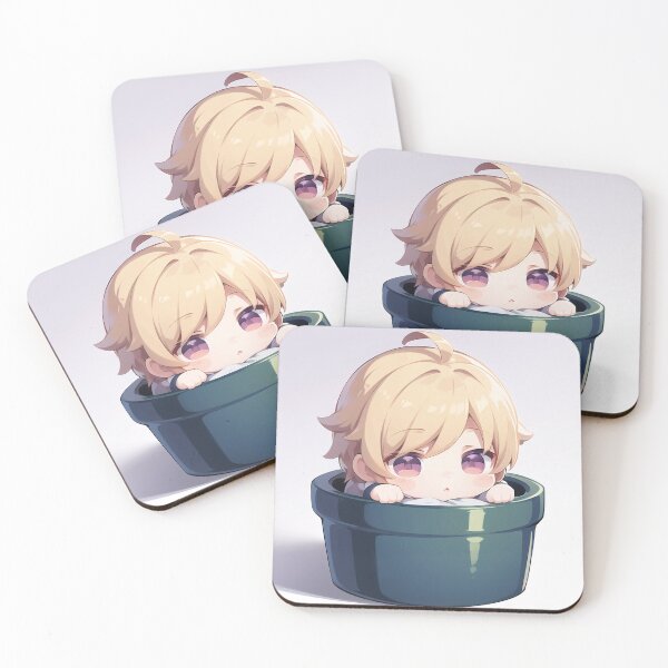 Item preview, A Beautiful Cute Chibi Boy Sticker Very Kawaii Sticker designed and sold by HikariAtelier.