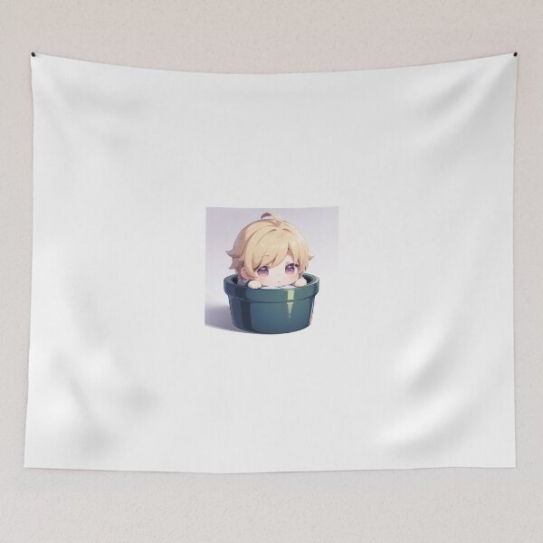 Item preview, A Beautiful Cute Chibi Boy Sticker Very Kawaii Sticker designed and sold by HikariAtelier.