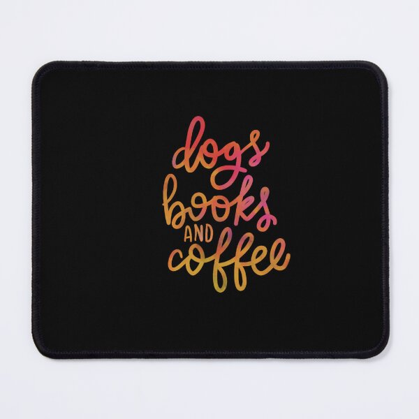 Item preview, Dogs Books and Coffee Red designed and sold by chuckletuckle.
