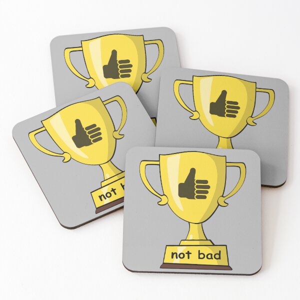 Item preview, Not Bad Trophy designed and sold by JoanNinjaHen.