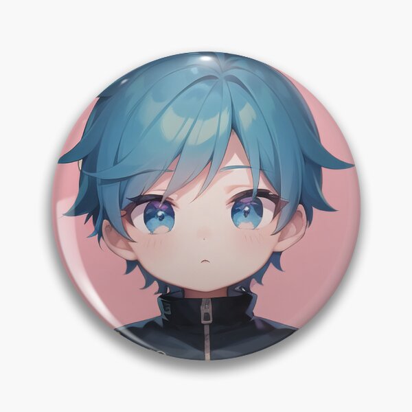 Item preview, A Beautiful Cute Chibi Boy Sticker Very Kawaii Sticker designed and sold by HikariAtelier.