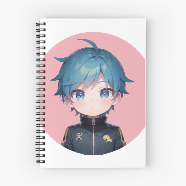 Item preview, A Beautiful Cute Chibi Boy Sticker Very Kawaii Sticker designed and sold by HikariAtelier.