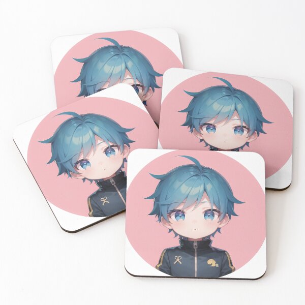 Item preview, A Beautiful Cute Chibi Boy Sticker Very Kawaii Sticker designed and sold by HikariAtelier.
